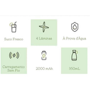 Garrafa Juicer Liquidificador Elétrico Portátil Recarregável COPO 350ml